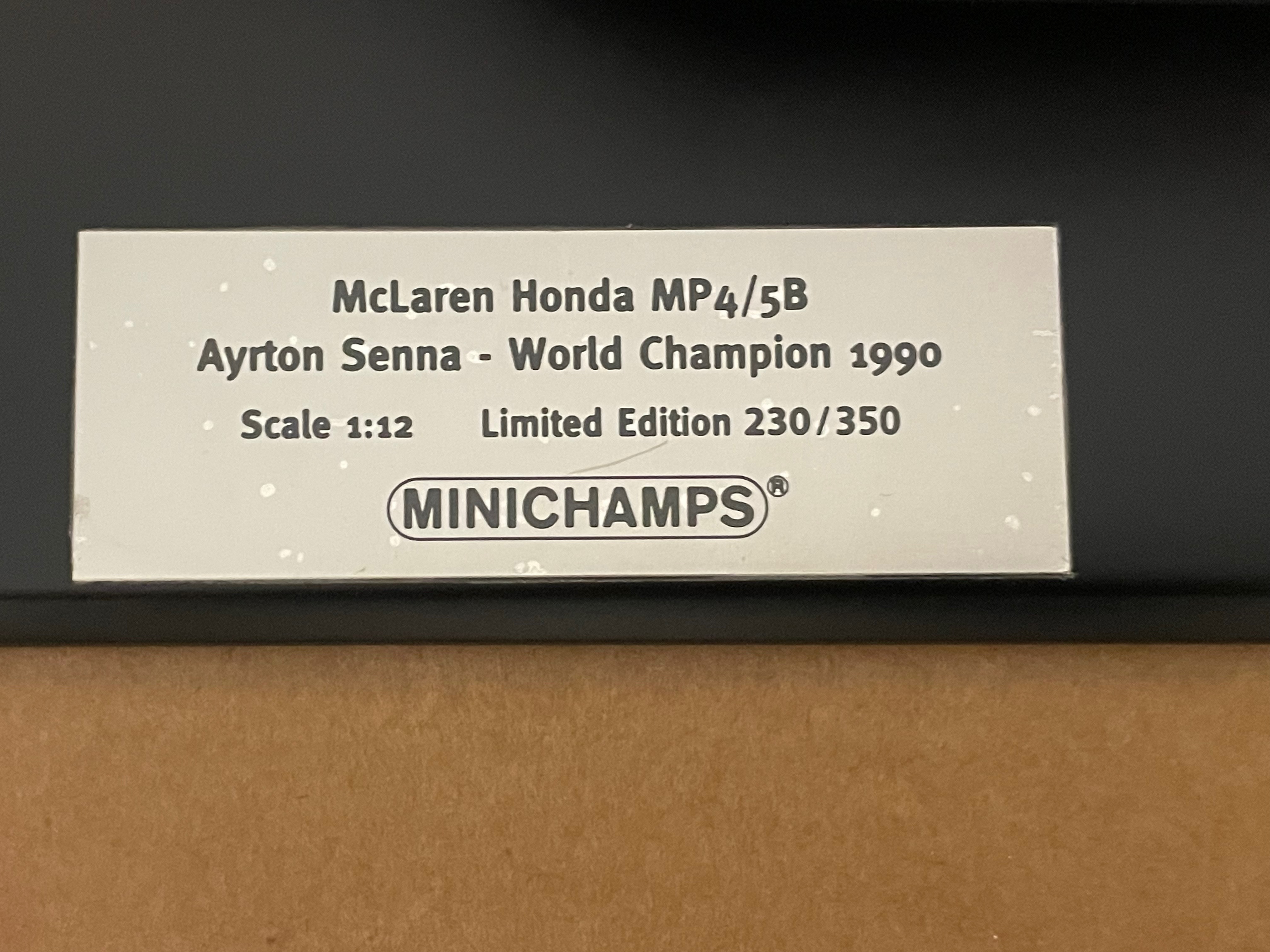 1/12 McLaren MP4/5b Worldchampion
