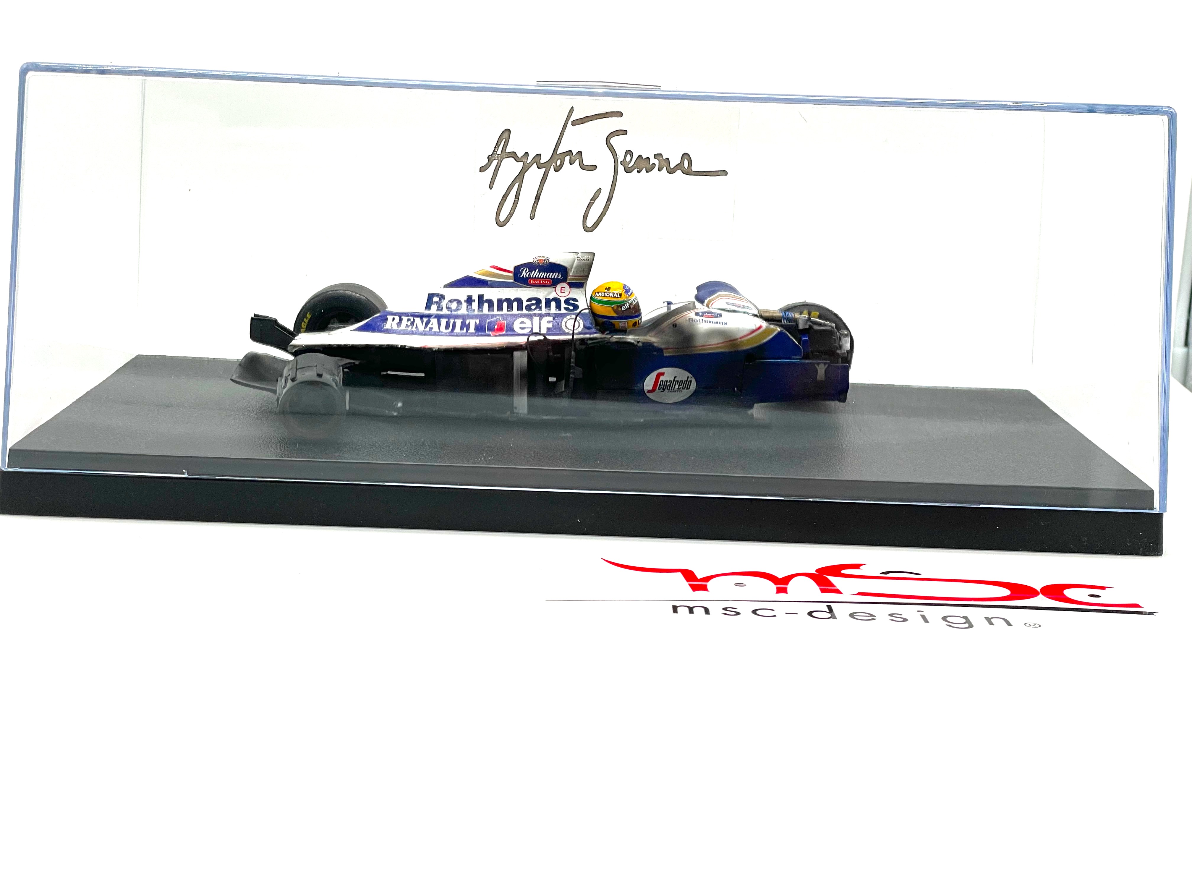 Senna Williams FW16 GP Imola Crash