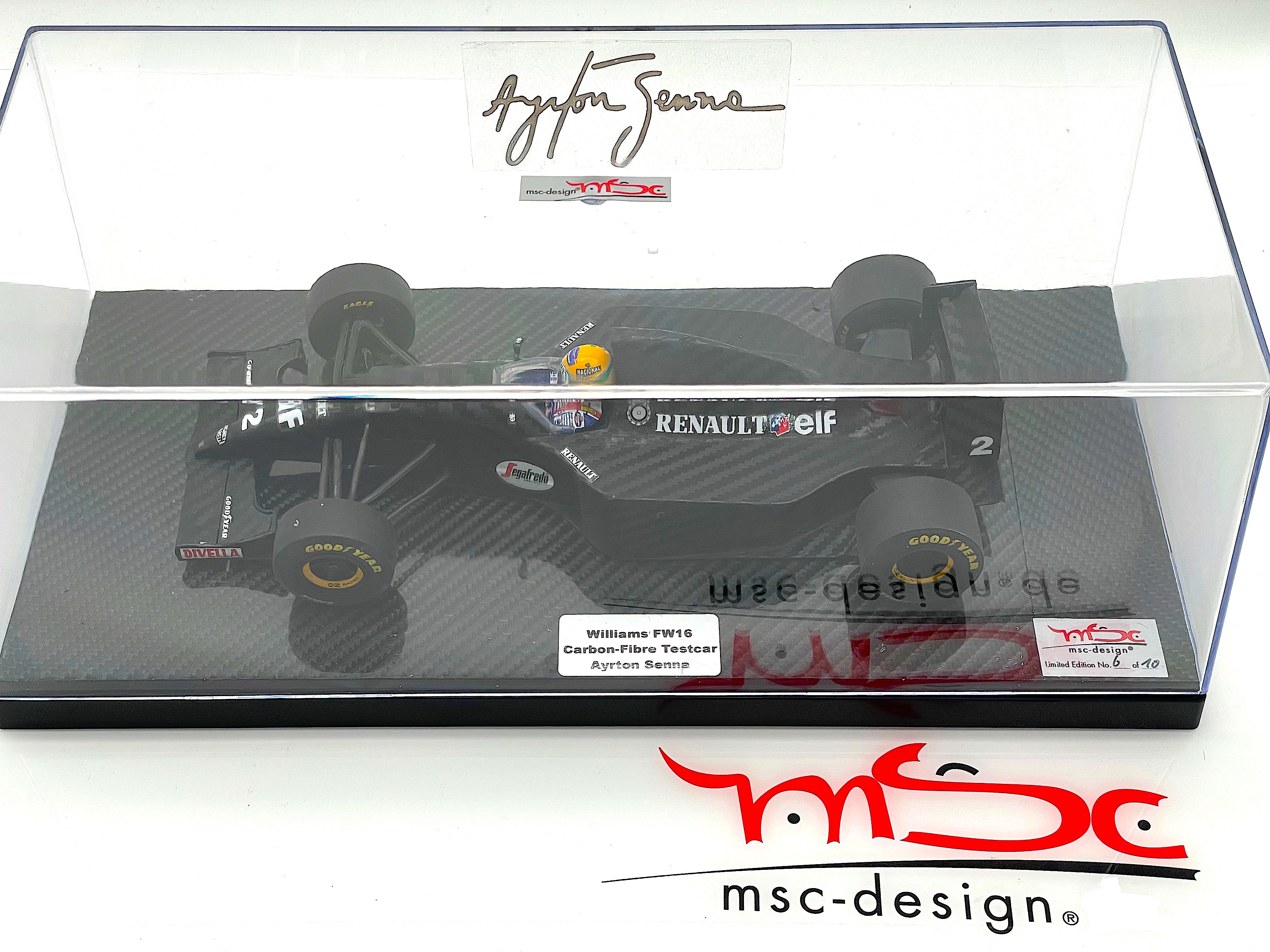 Williams FW16 Corbon Fibre Testcar