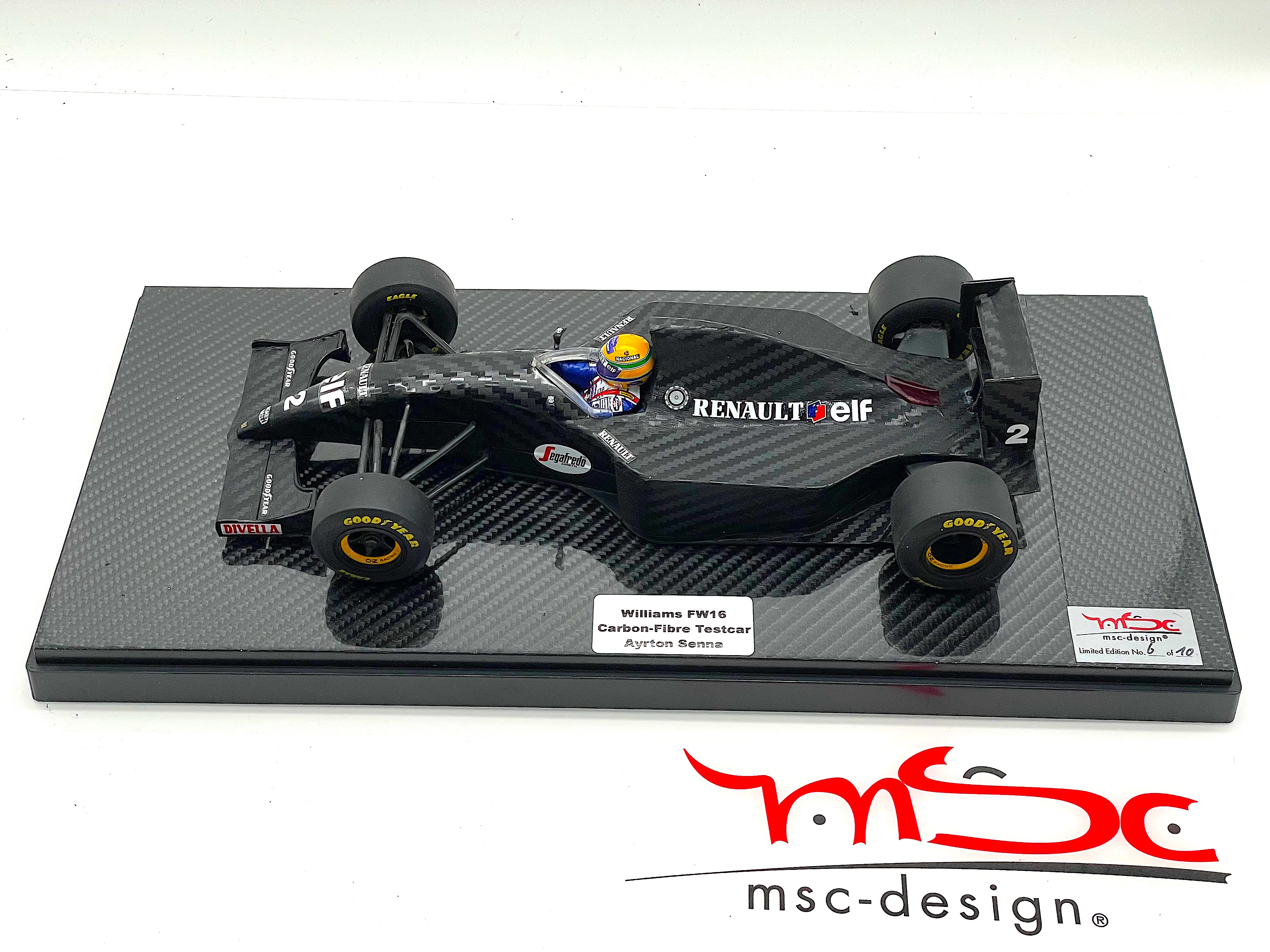 Williams FW16 Corbon Fibre Testcar