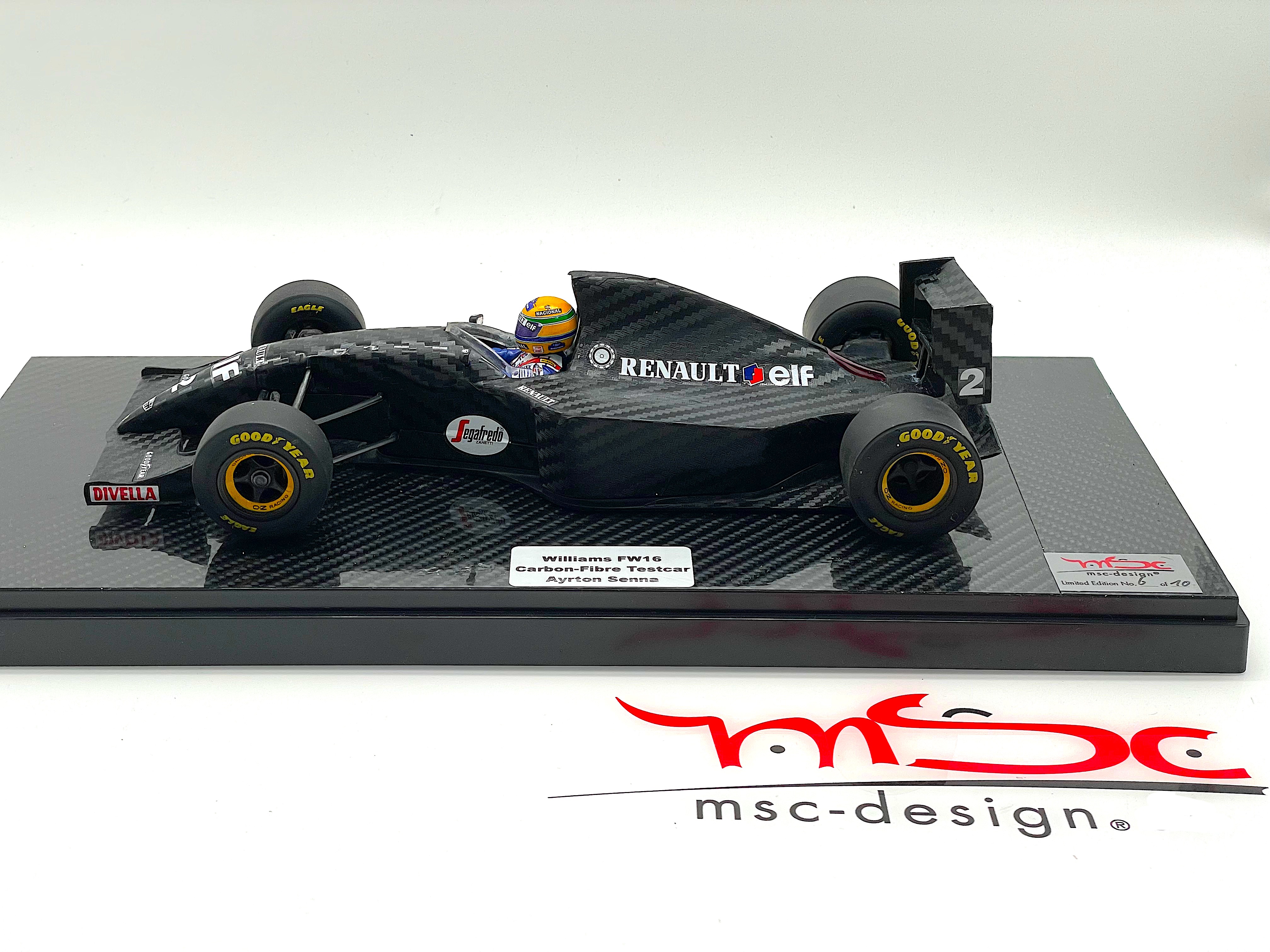 Williams FW16 Corbon Fibre Testcar